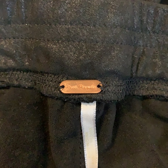 Free Poeple Midnight Vegan Suede Skinny Ankle Pants Size S - Picture 8 of 9